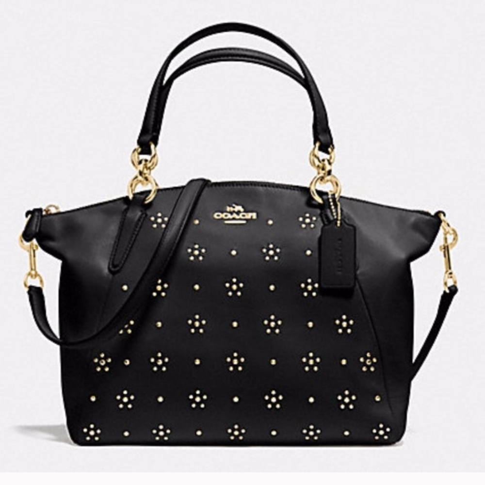 COACH Kelsey Studded leather purse